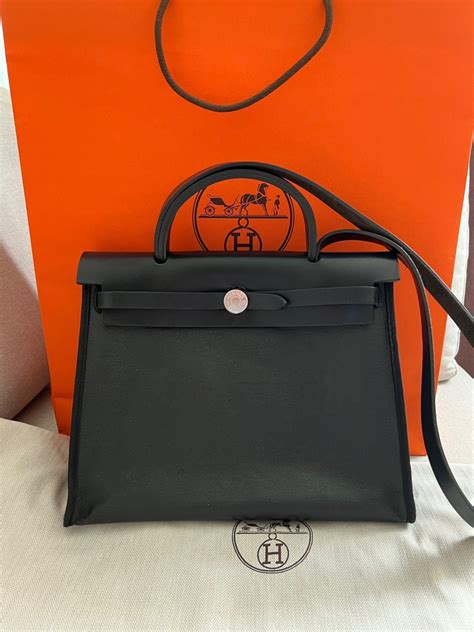 hermes herbag 31 coated canvas|Hermes herbag canvas.